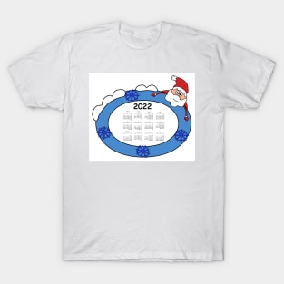 Calendar 2022 year. Planning design modern gift T-Shirt